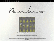 Tablet Screenshot of pankix.cz